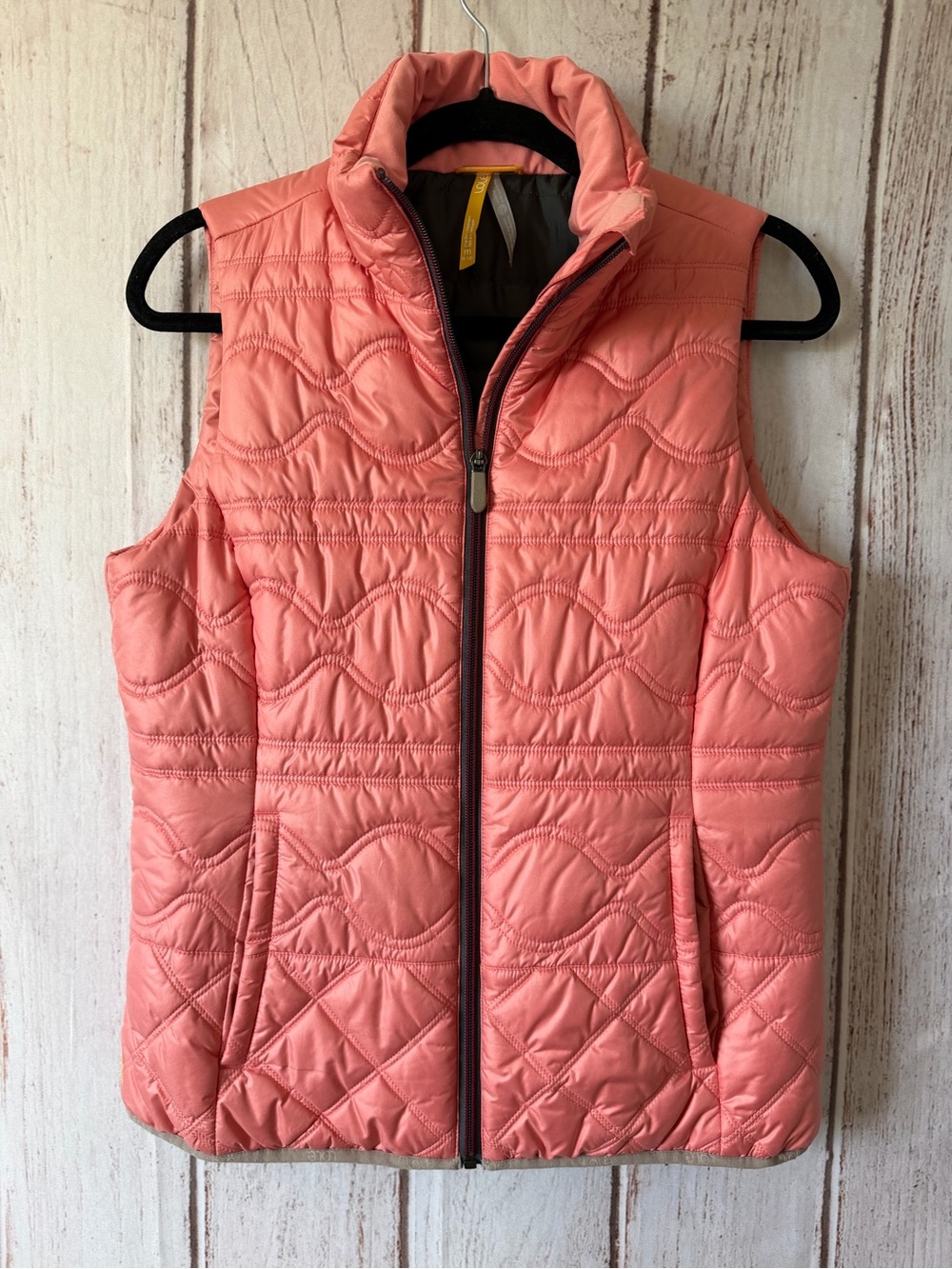 Lole Insulated Puffer Vest In Pink Lush Size M